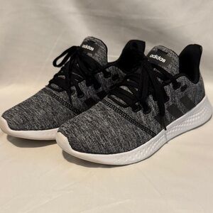 Adidas Black and Gray Athletic Shoes
